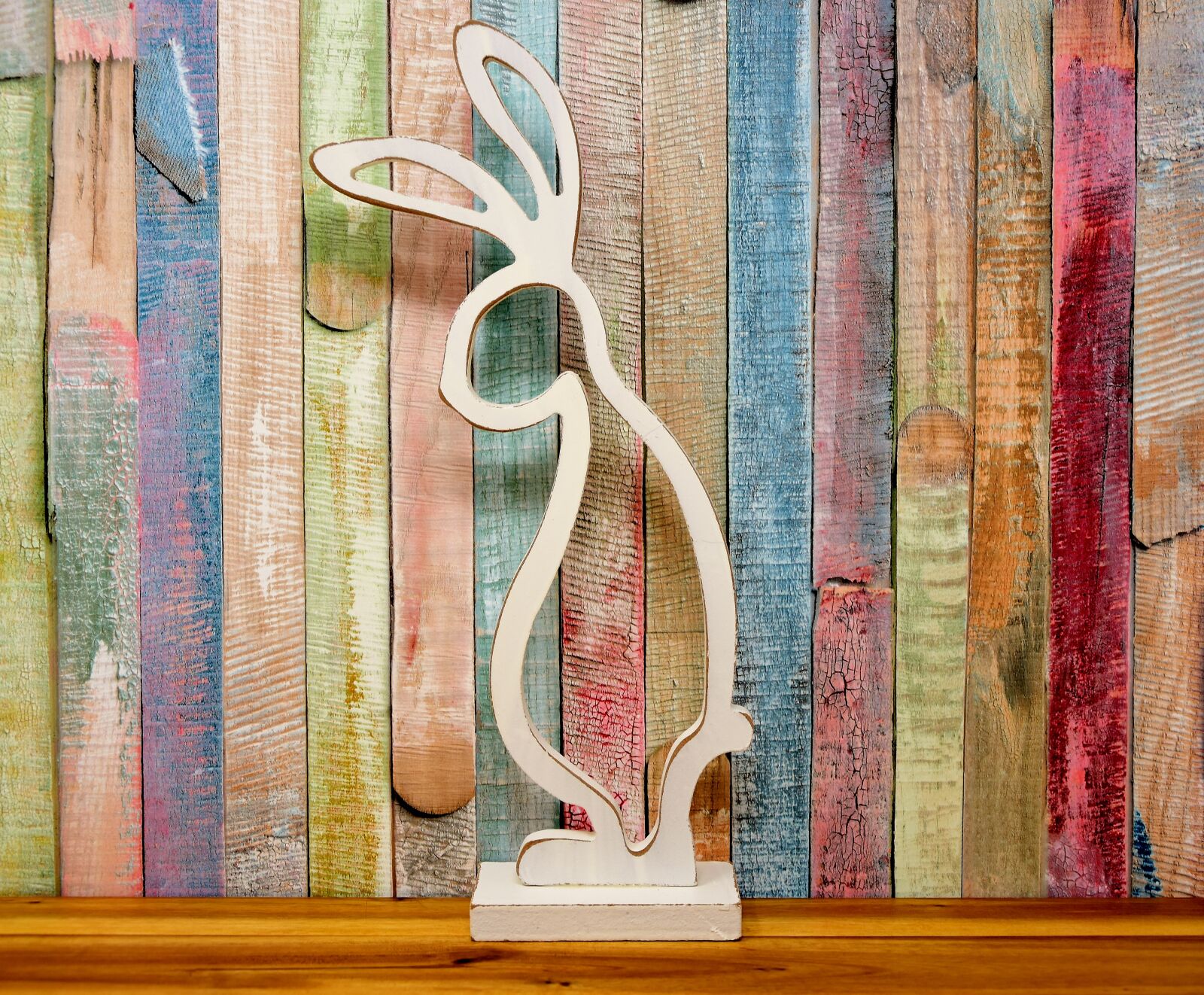 Nikon D7200 sample photo. Easter bunny, wood, easter photography