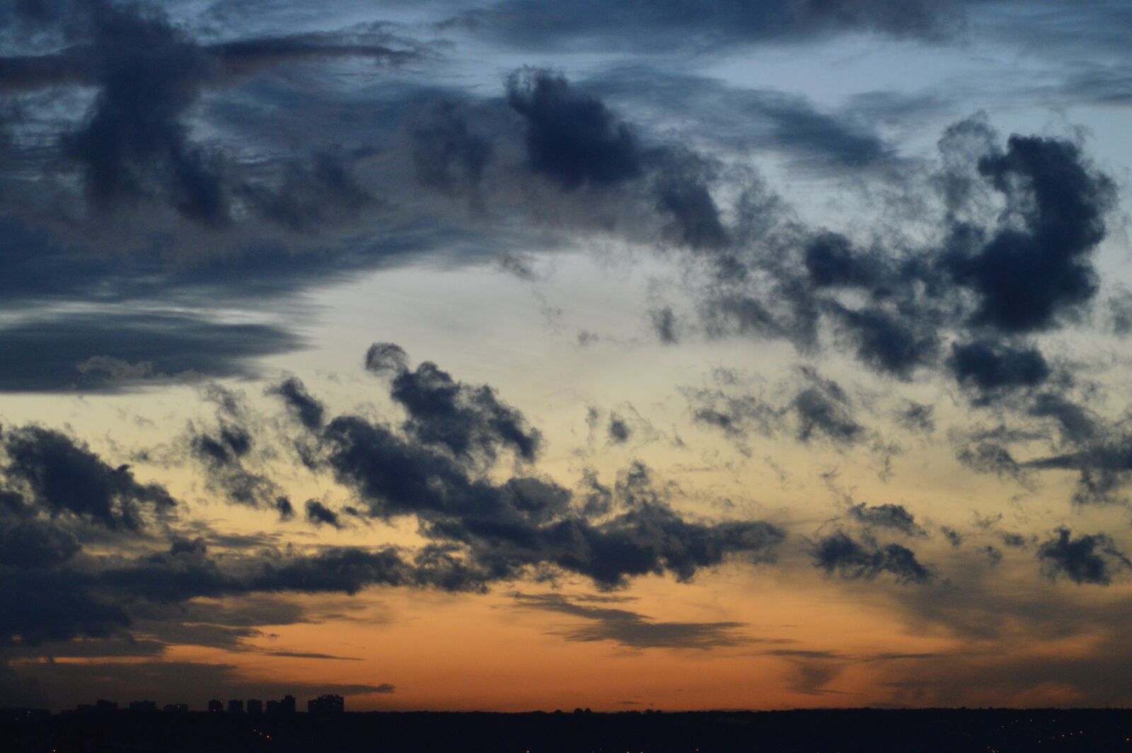 Nikon D3200 sample photo. Sunset, sky, clouds photography