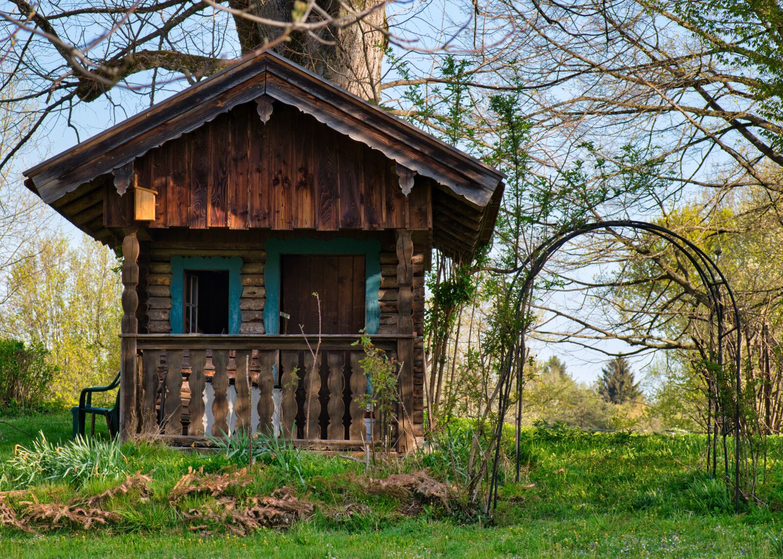Nikon D7500 sample photo. Garden shed, hut, log photography