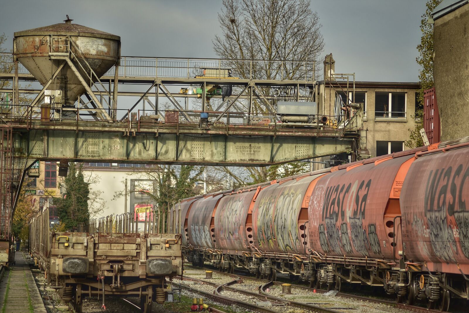 Nikon D7200 sample photo. Goods wagons, gleise, transport photography