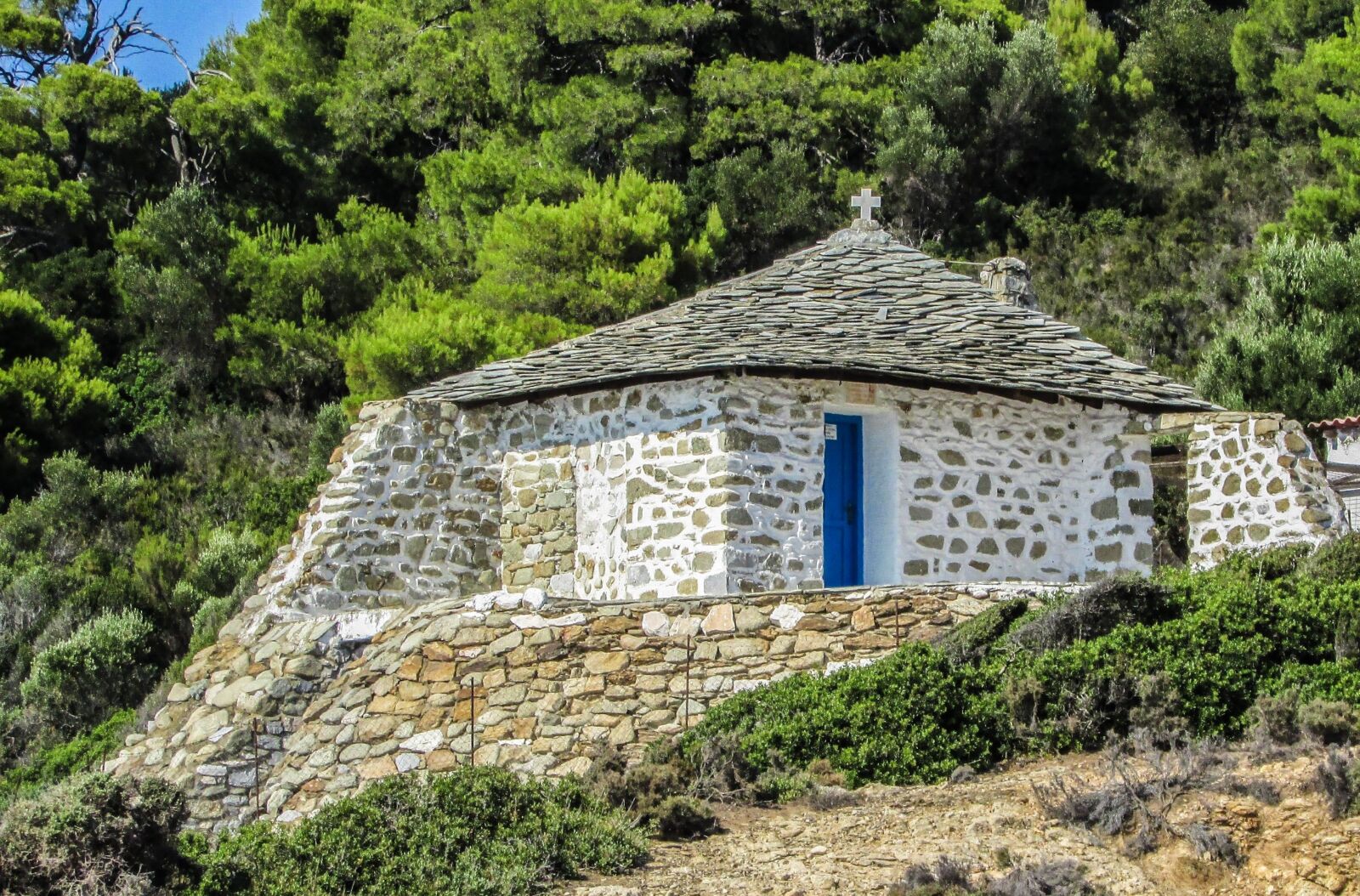 Canon PowerShot SX400 IS sample photo. Greece, tsougkria, island photography