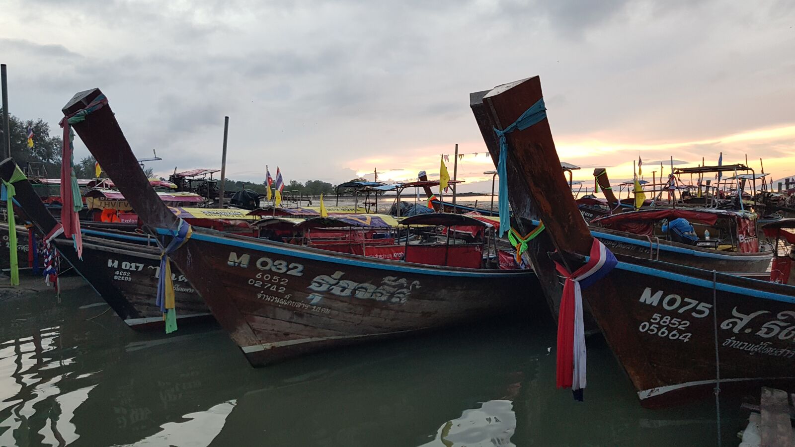 Samsung Galaxy S8 sample photo. Thailand, krabi, thailand boats photography