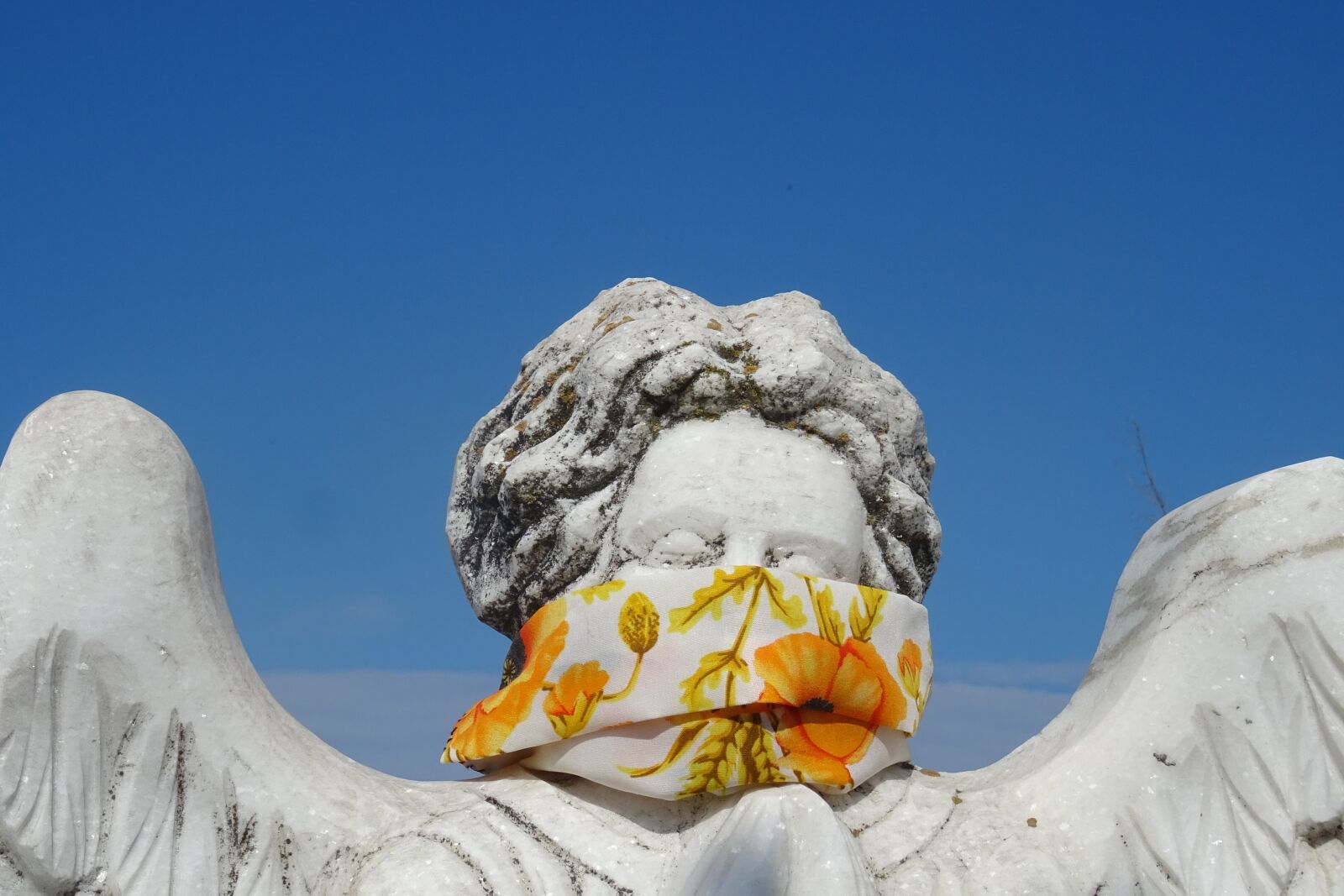 Sony DSC-HX60 sample photo. Statue, stone, face photography