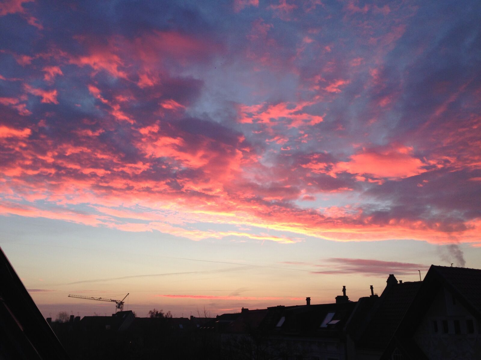 iPhone 5 back camera 4.12mm f/2.4 sample photo. Sky, sunset, clouds photography