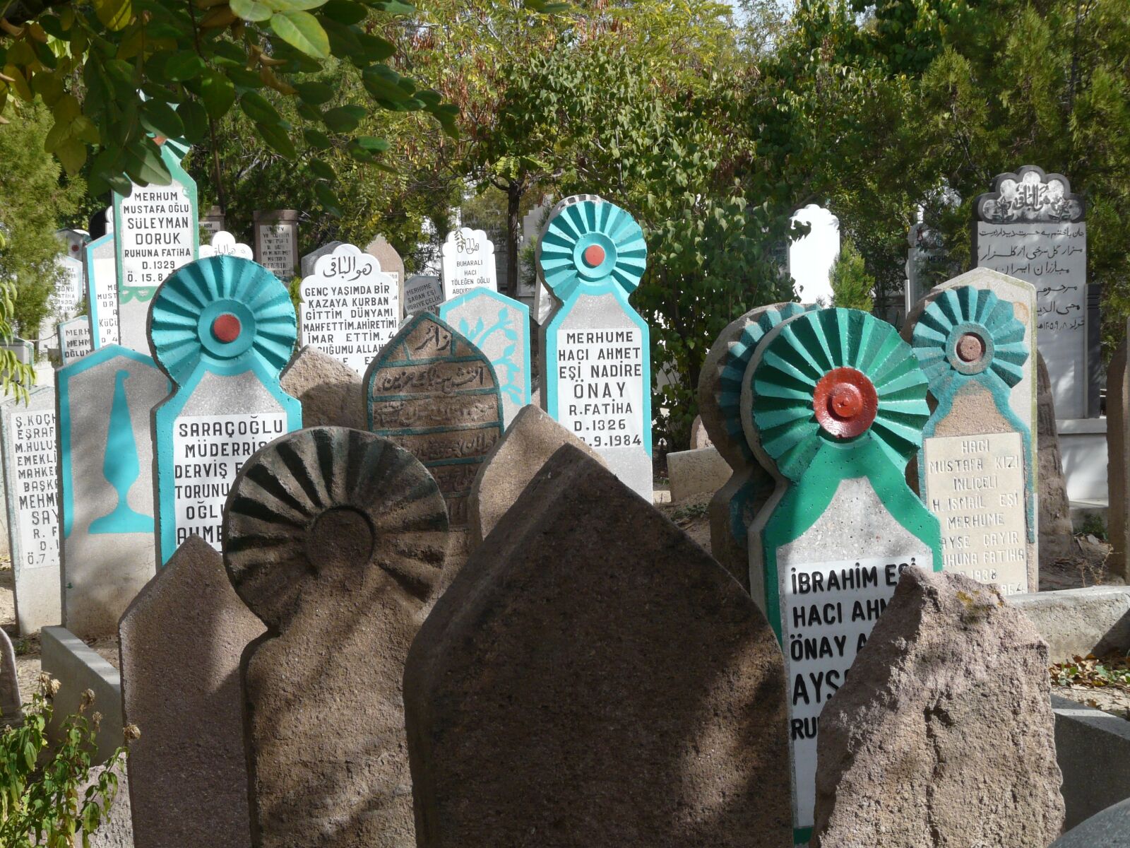 Panasonic DMC-FZ18 sample photo. Cemetery, grave stones, turkey photography