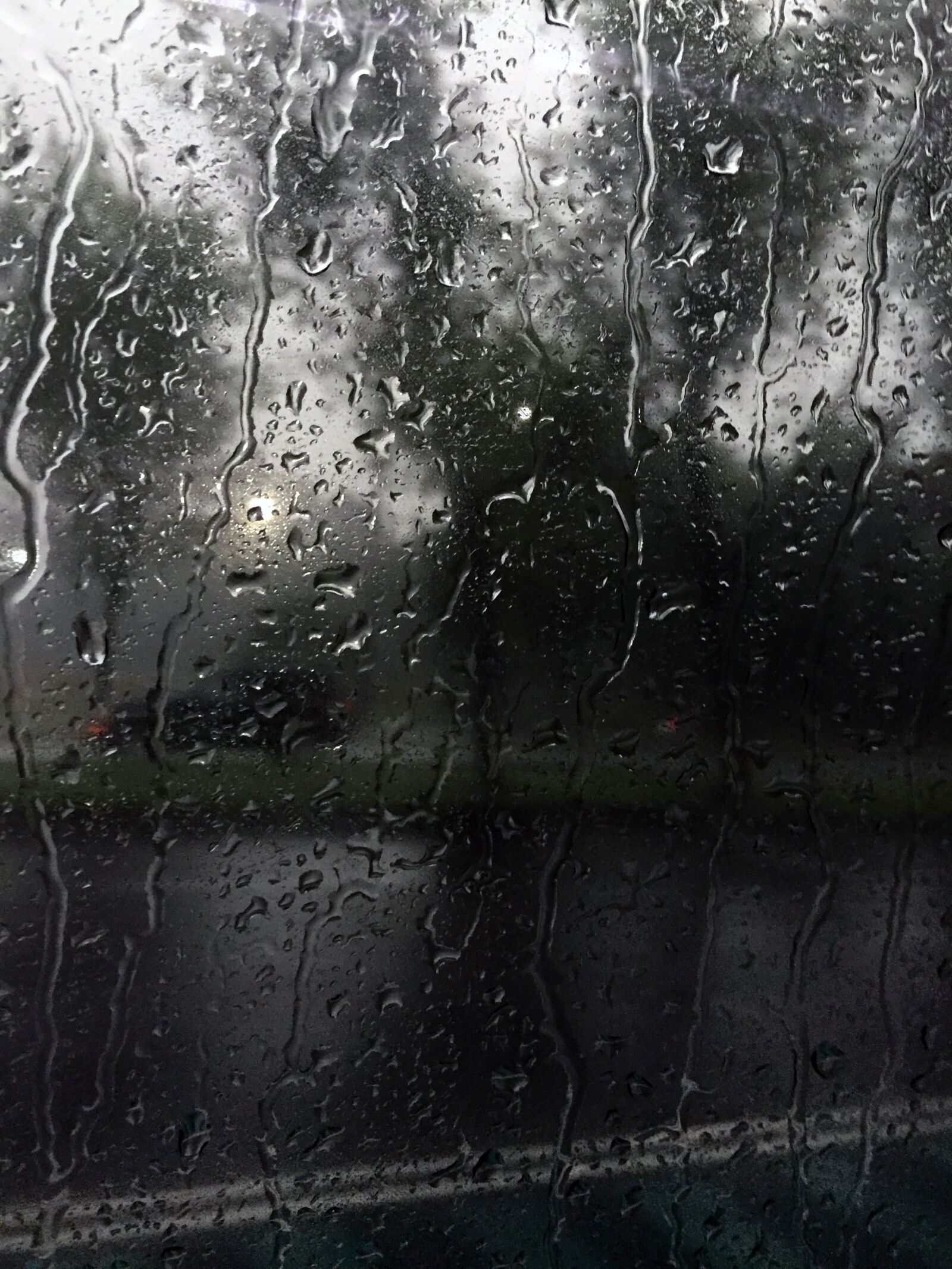 Apple iPhone 6 sample photo. Rain, glass, lights photography