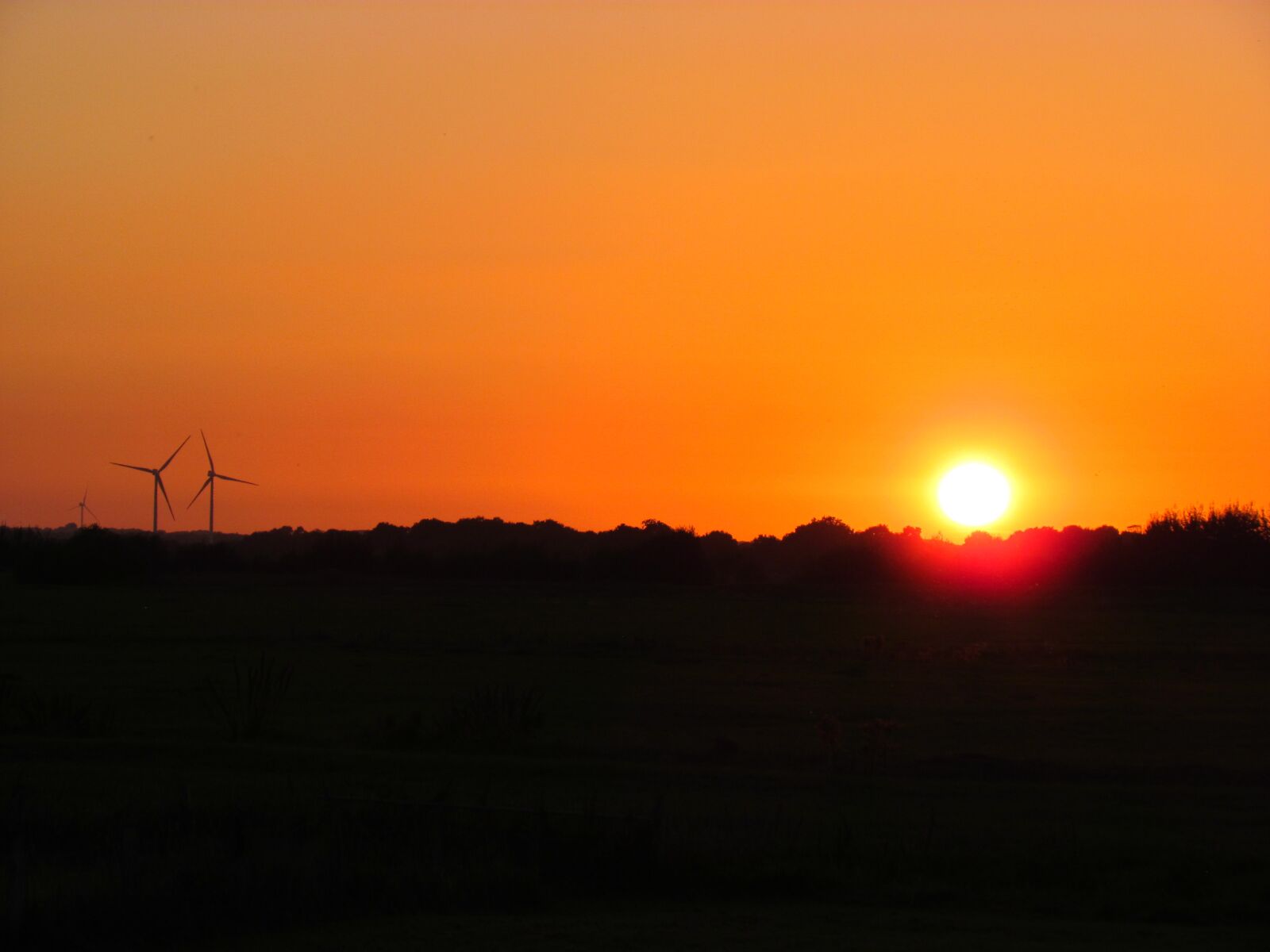 Canon PowerShot SX30 IS sample photo. Sunset, evening, windmill photography
