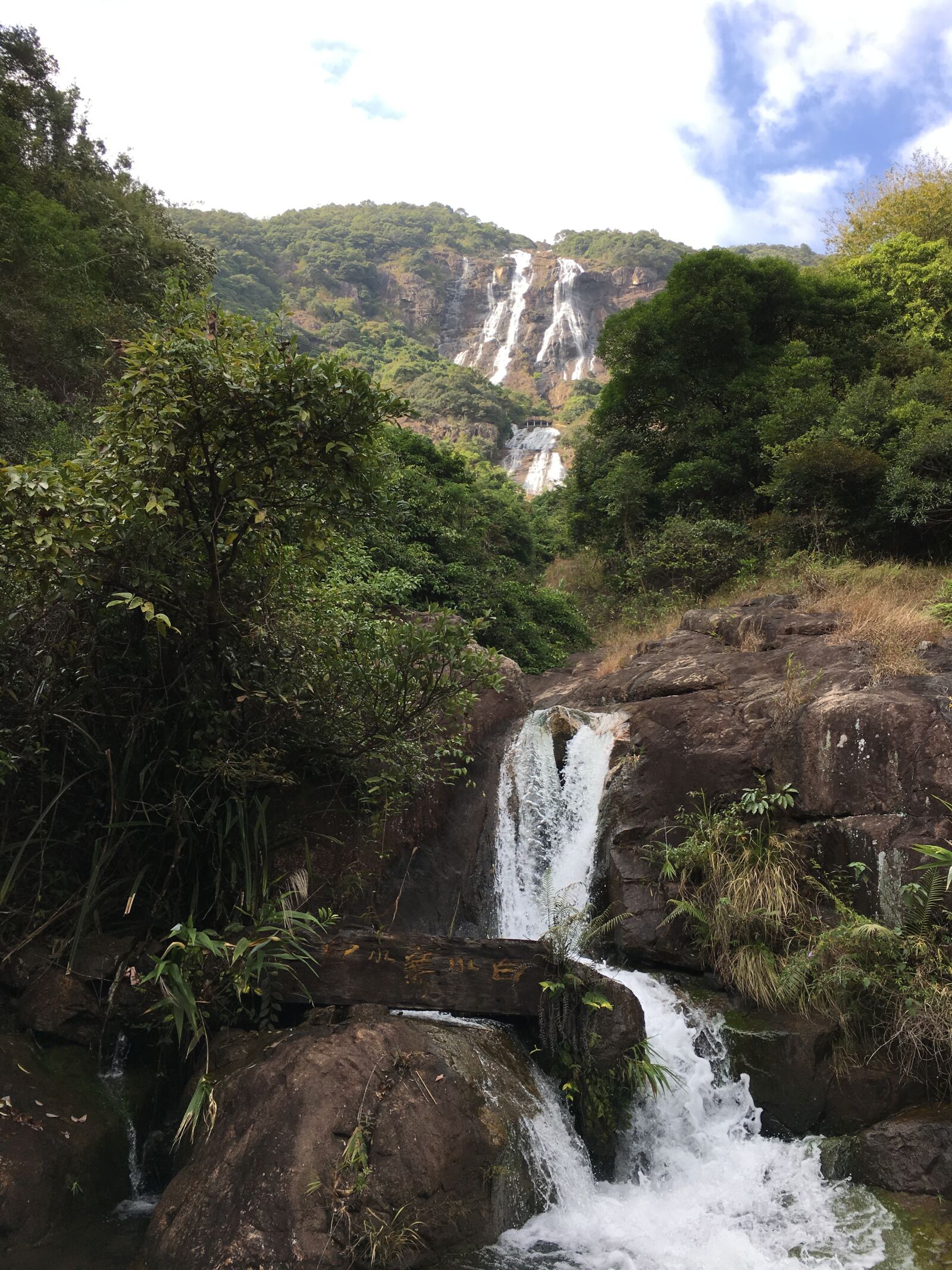 iPhone 6s Plus back camera 4.15mm f/2.2 sample photo. Waterfall, valley, landscape photography