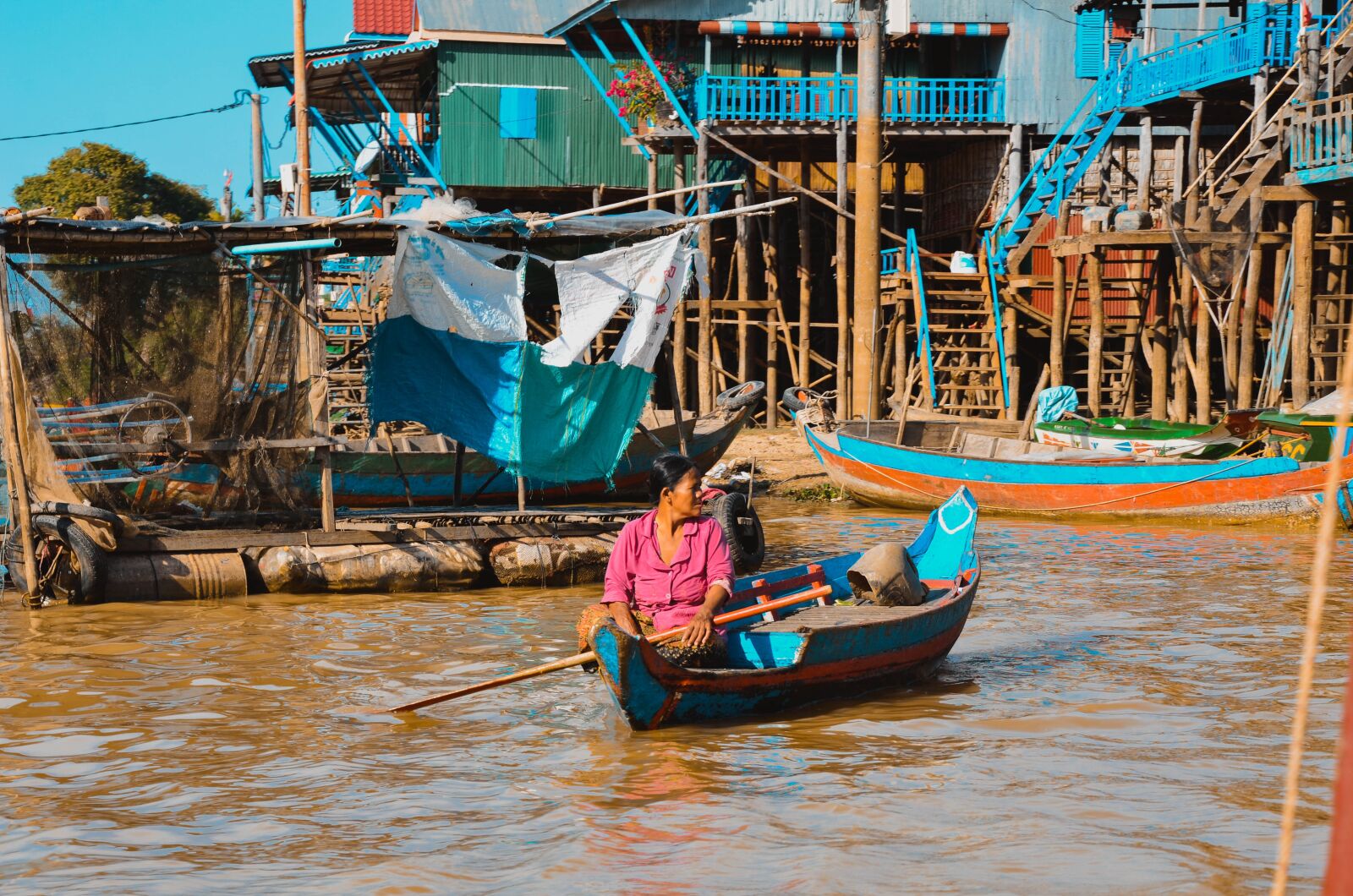 Nikon D7000 sample photo. Kompong phluk village, tonle photography