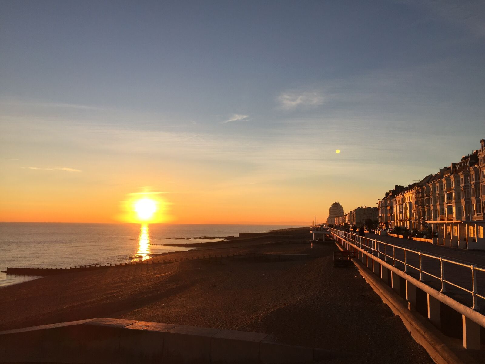 Apple iPhone 6 sample photo. Sunset, coastline, england photography