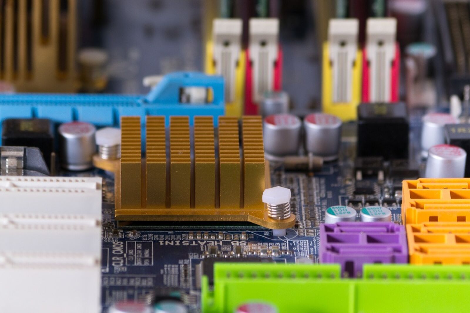 Nikon D3100 sample photo. Processor, cpu, heat sink photography