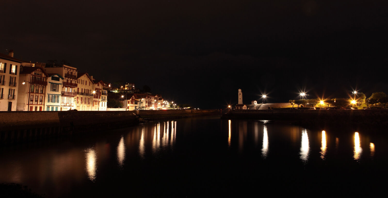 Canon EOS 5D Mark II sample photo. Beautiful, boat, coast, night photography