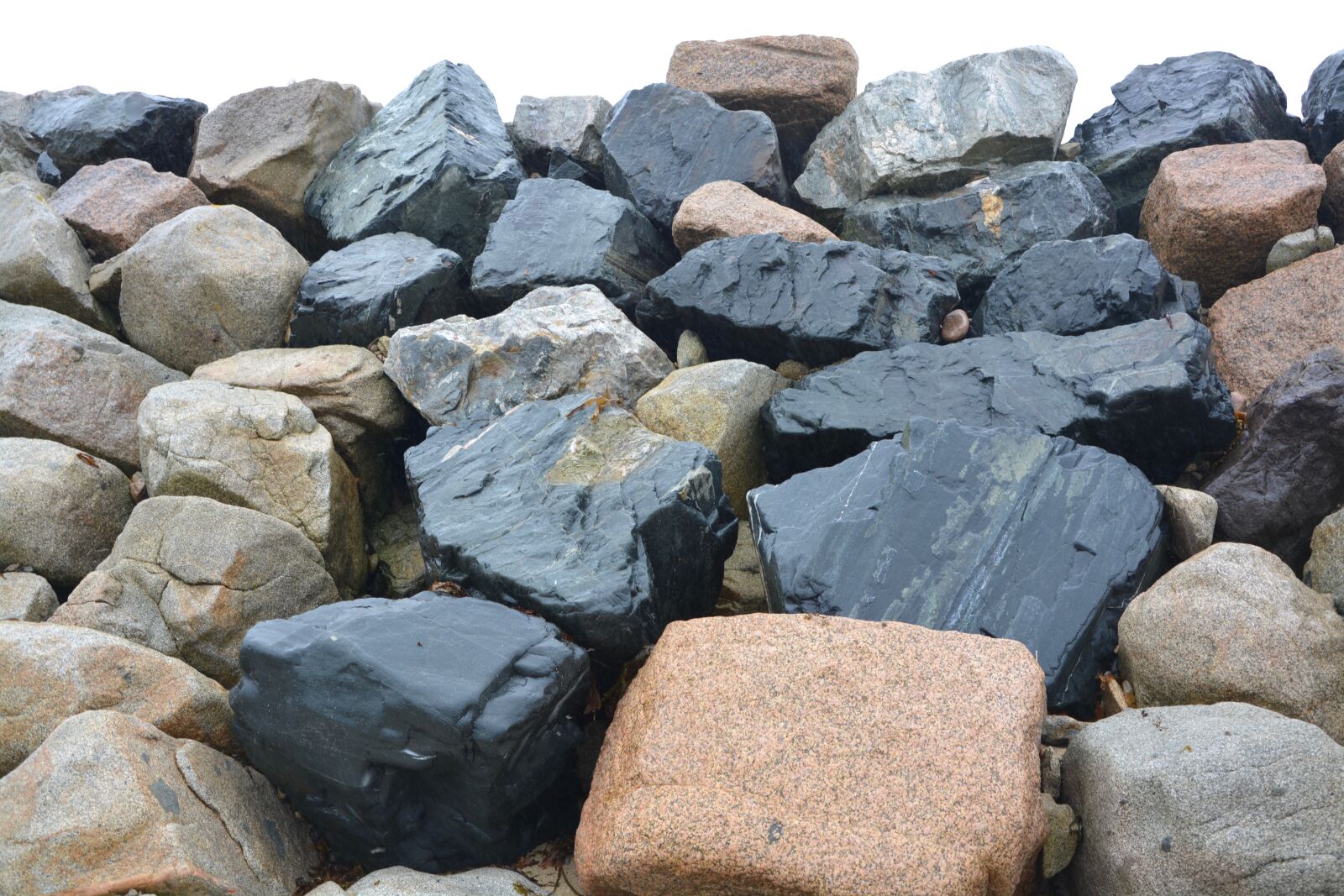 Nikon D5200 sample photo. Pebbles, coastline, path photography