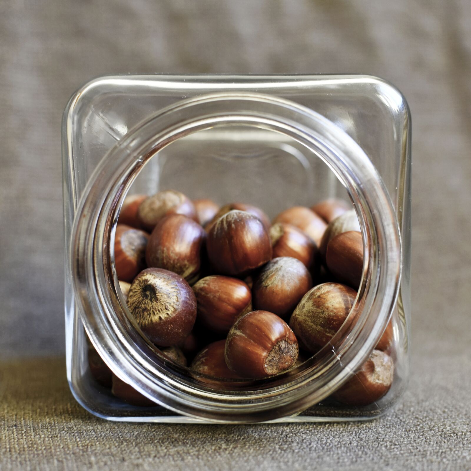 Nikon D7200 sample photo. Hazelnuts, jar, brown photography