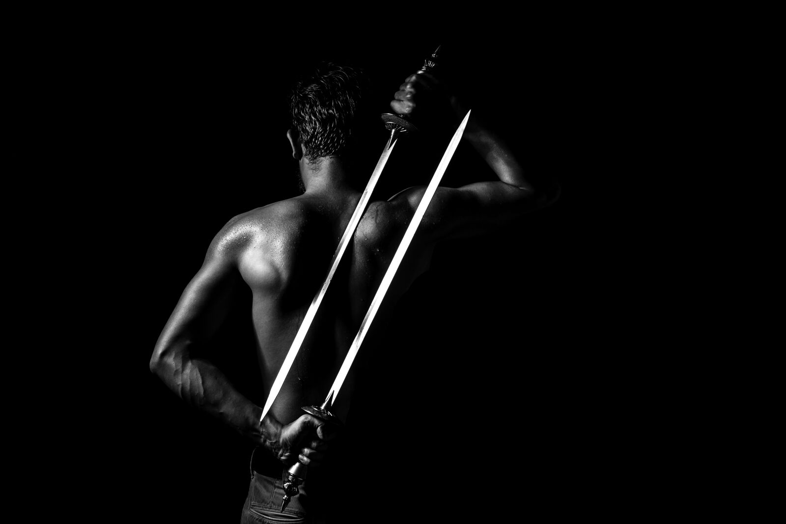 Nikon D610 sample photo. Darkness, games, sword photography