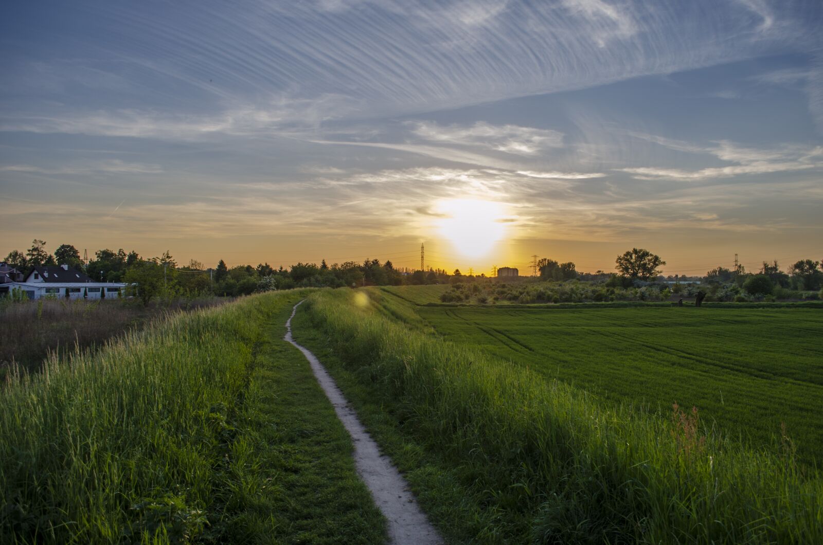 Nikon D5100 sample photo. Sunset, river, landscape photography
