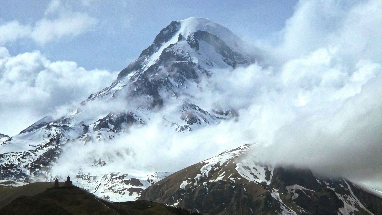Samsung Galaxy S4 Zoom sample photo. Kazbek, the caucasus, mountains photography