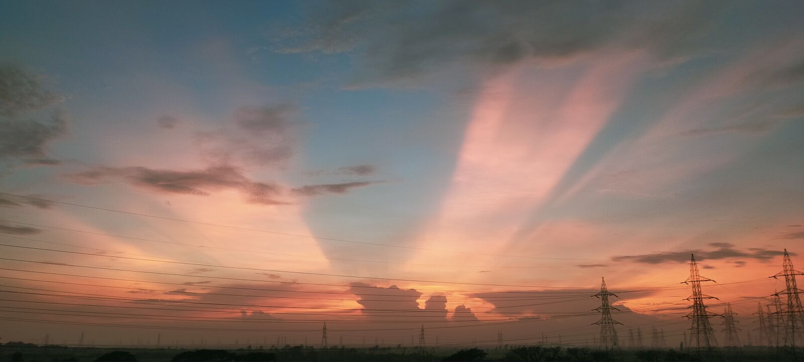 OPPO A9 2020 sample photo. Sunset, ray's, sun photography