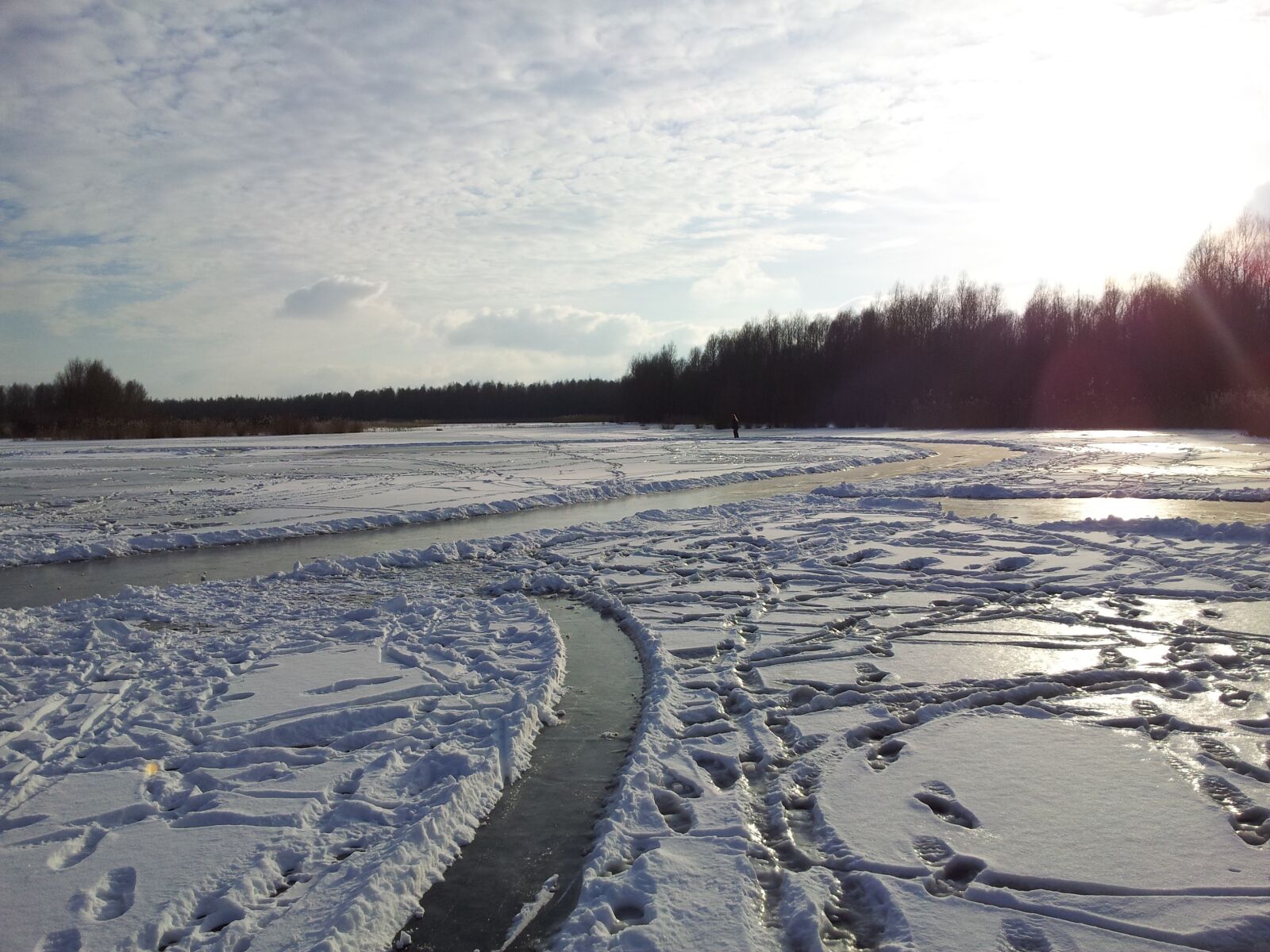 Samsung Galaxy S2 sample photo. Ice, nature, netherlands photography