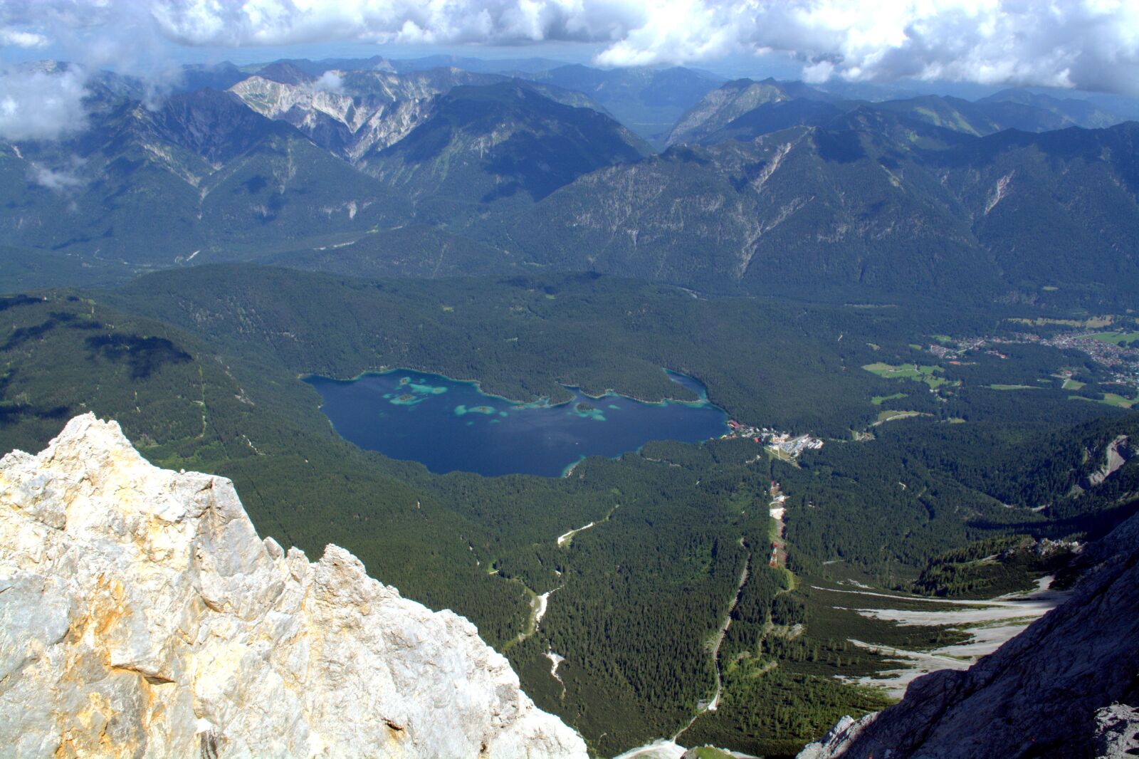 Nikon D5200 sample photo. Zugspitze, alpine lake, view photography