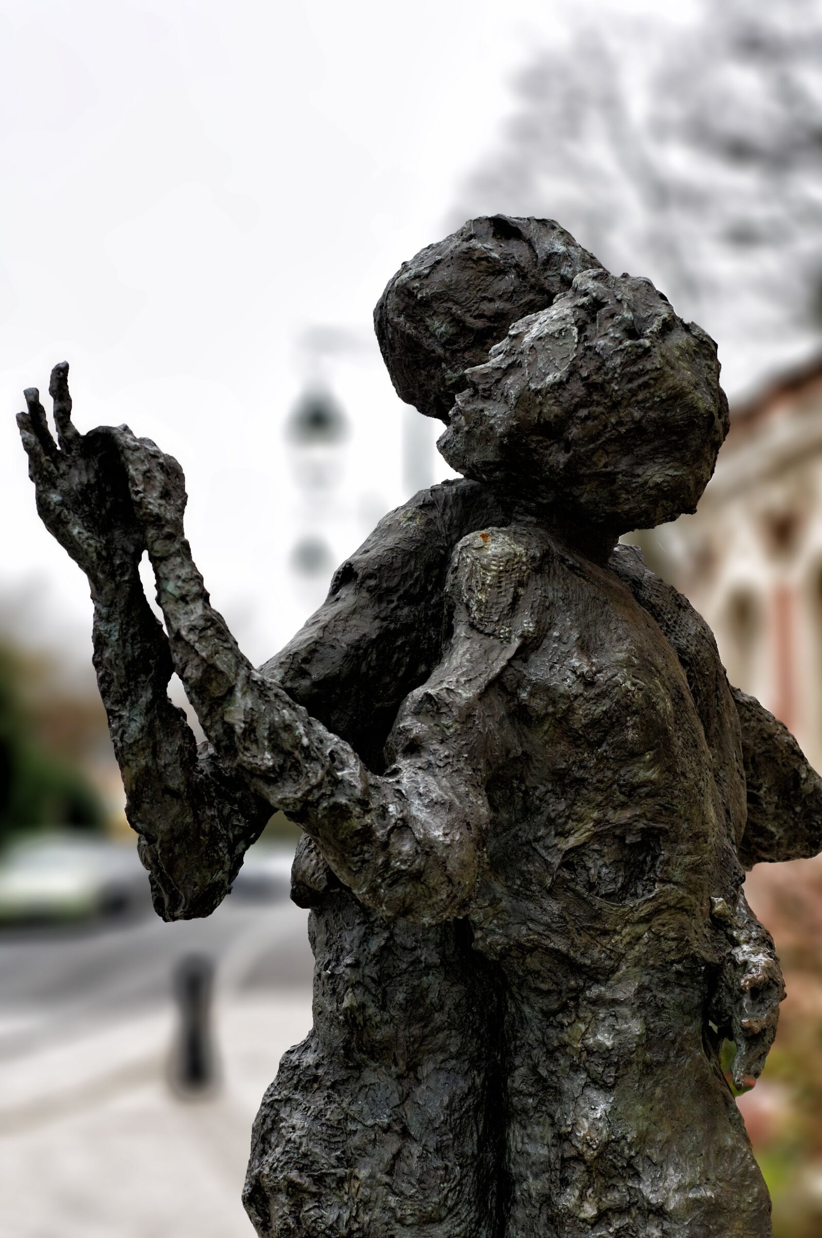 Nikon D300 sample photo. Statues, couple, love photography