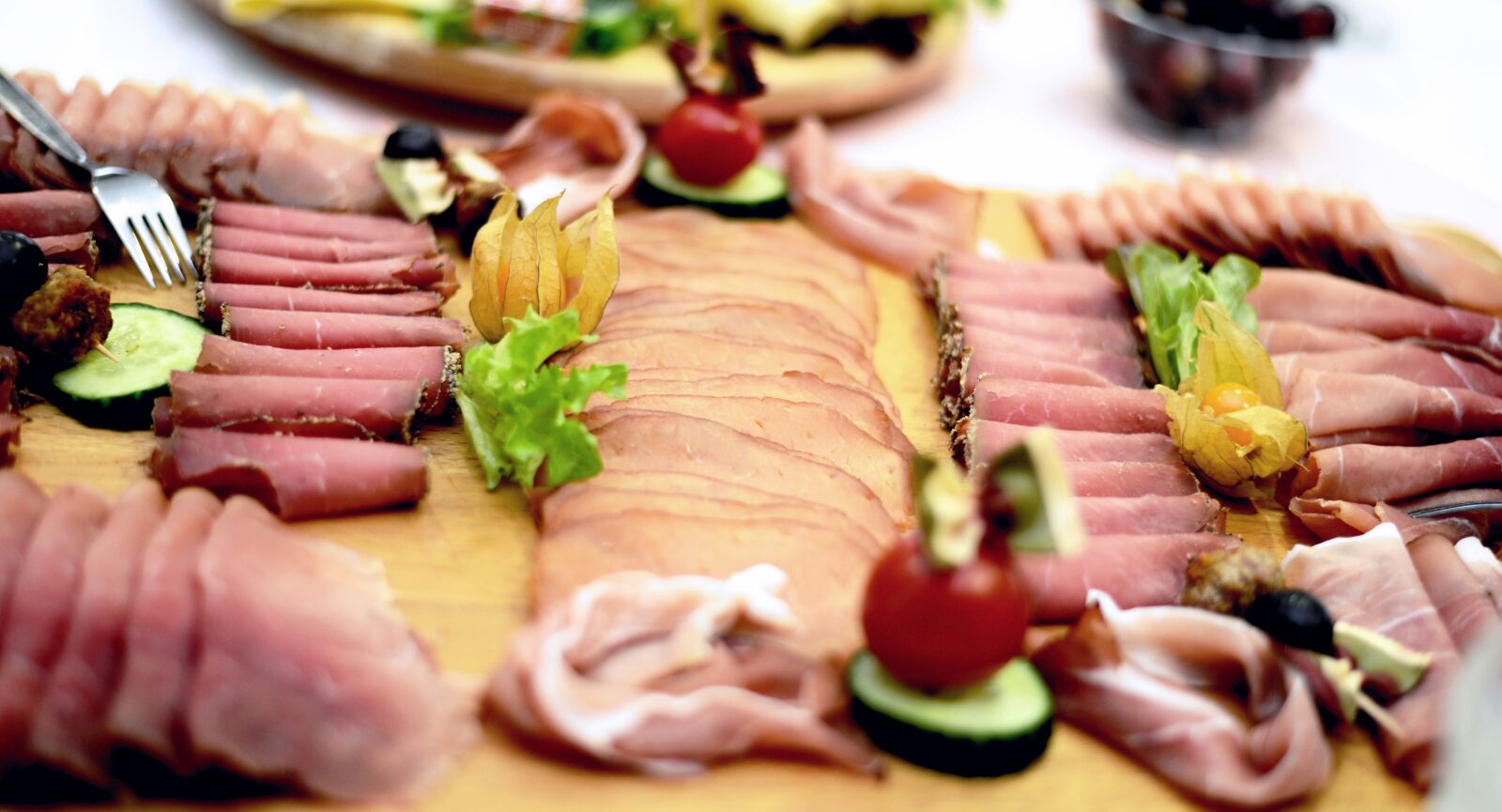 Nikon D610 sample photo. Ham, meat, sausage photography