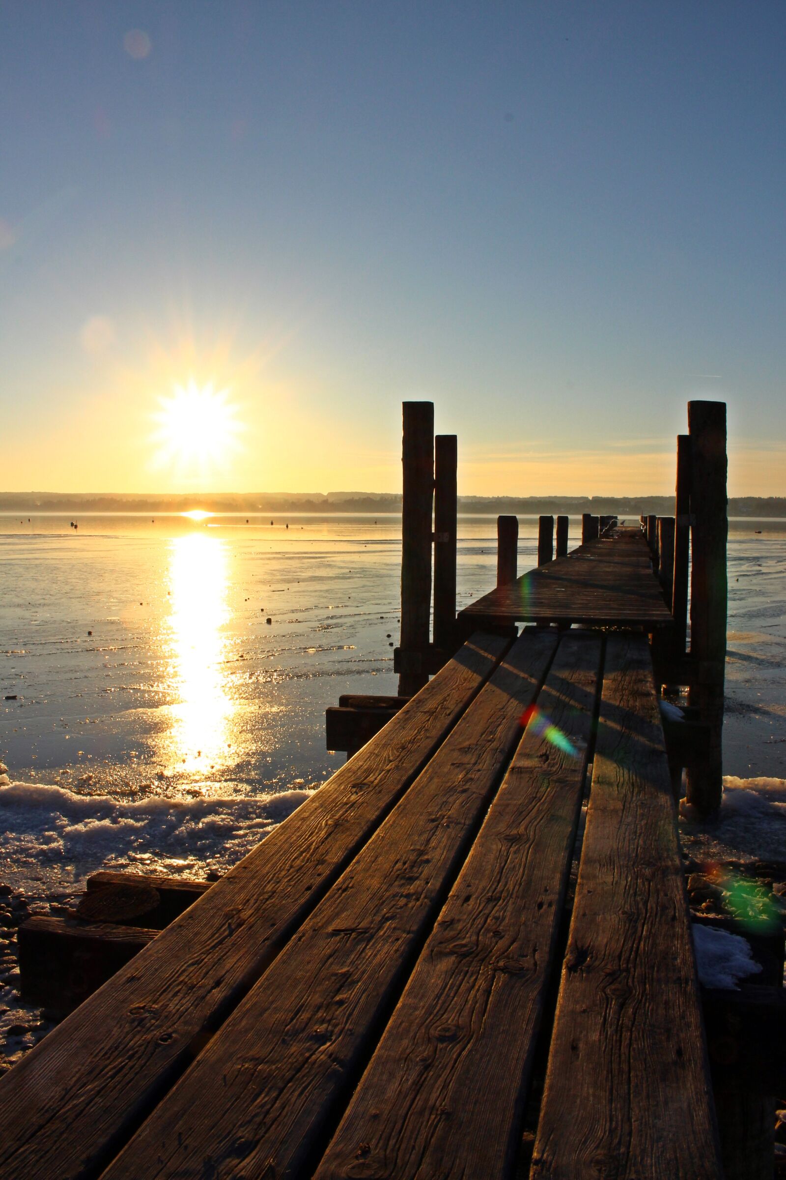Canon EOS 700D (EOS Rebel T5i / EOS Kiss X7i) sample photo. Dusk, ammersee, sun photography
