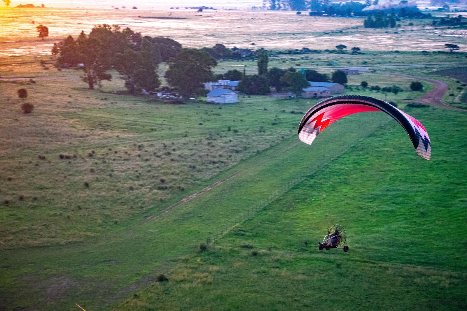 Nikon D3400 sample photo. Paramotor, flight, paragliding photography