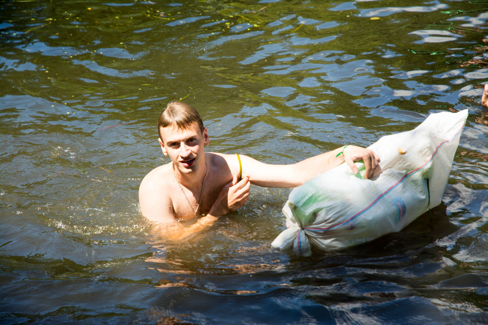 Nikon D7100 sample photo. Camp, dip, forest, pine photography