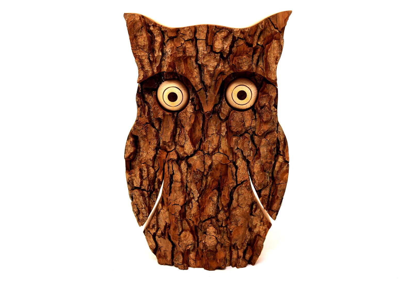 Nikon D7200 sample photo. Owl, tree bark, animal photography