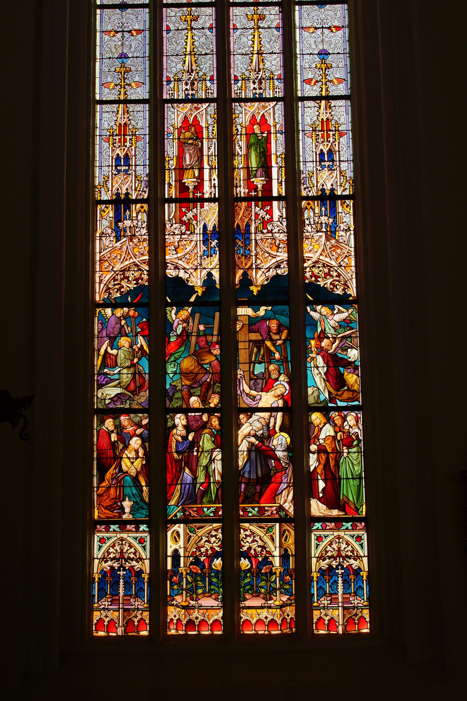 Sony SLT-A65 (SLT-A65V) sample photo. Stained glass window, church photography
