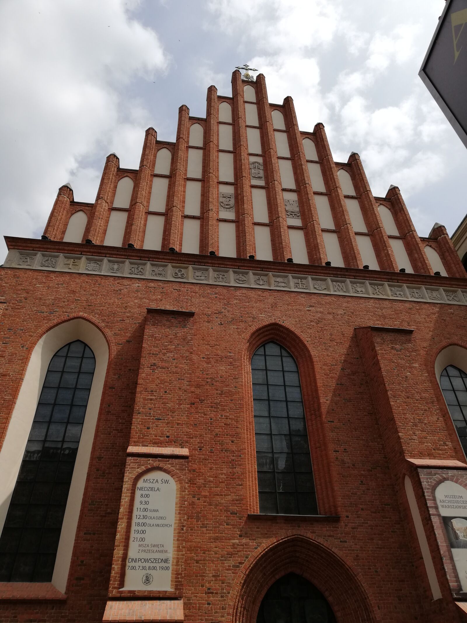 HUAWEI P20 lite sample photo. Warsaw, poland, cathedral photography