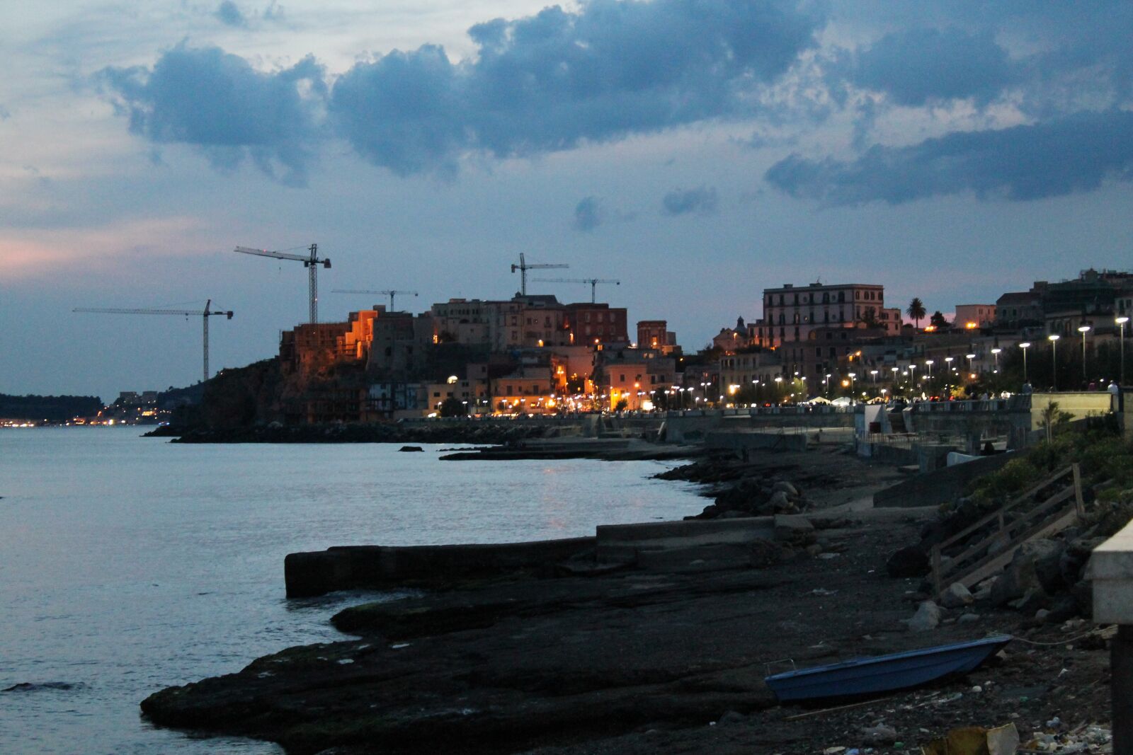 Canon EOS 1100D (EOS Rebel T3 / EOS Kiss X50) sample photo. Sea, sunset, naples photography