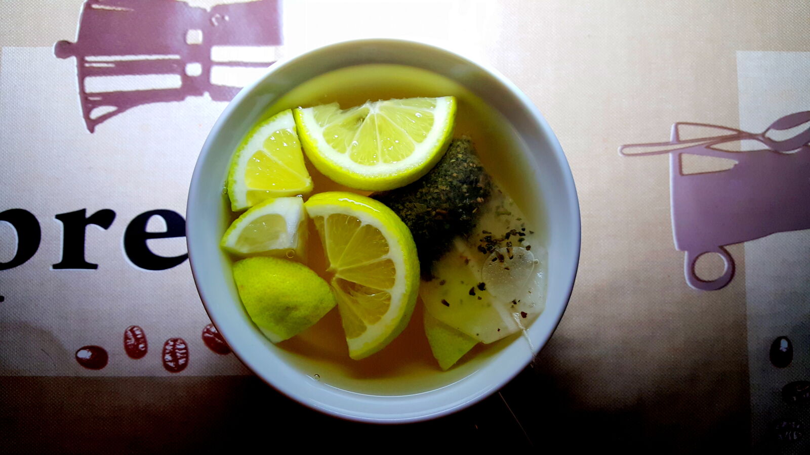 Samsung Galaxy S6 sample photo. Lemon, tea photography