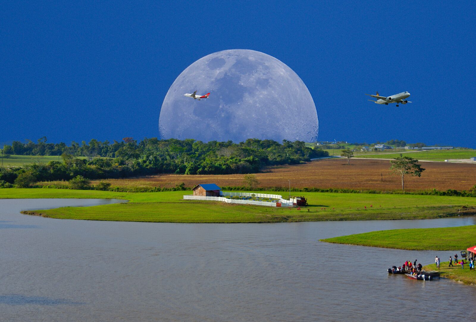 Nikon D7200 sample photo. Moon, rural, imagination photography