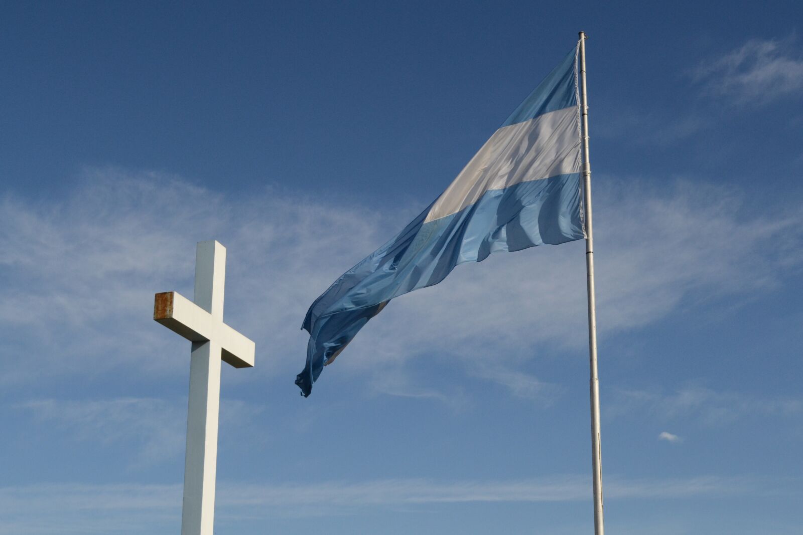 Nikon D3100 sample photo. Landscape, flag, argentina photography