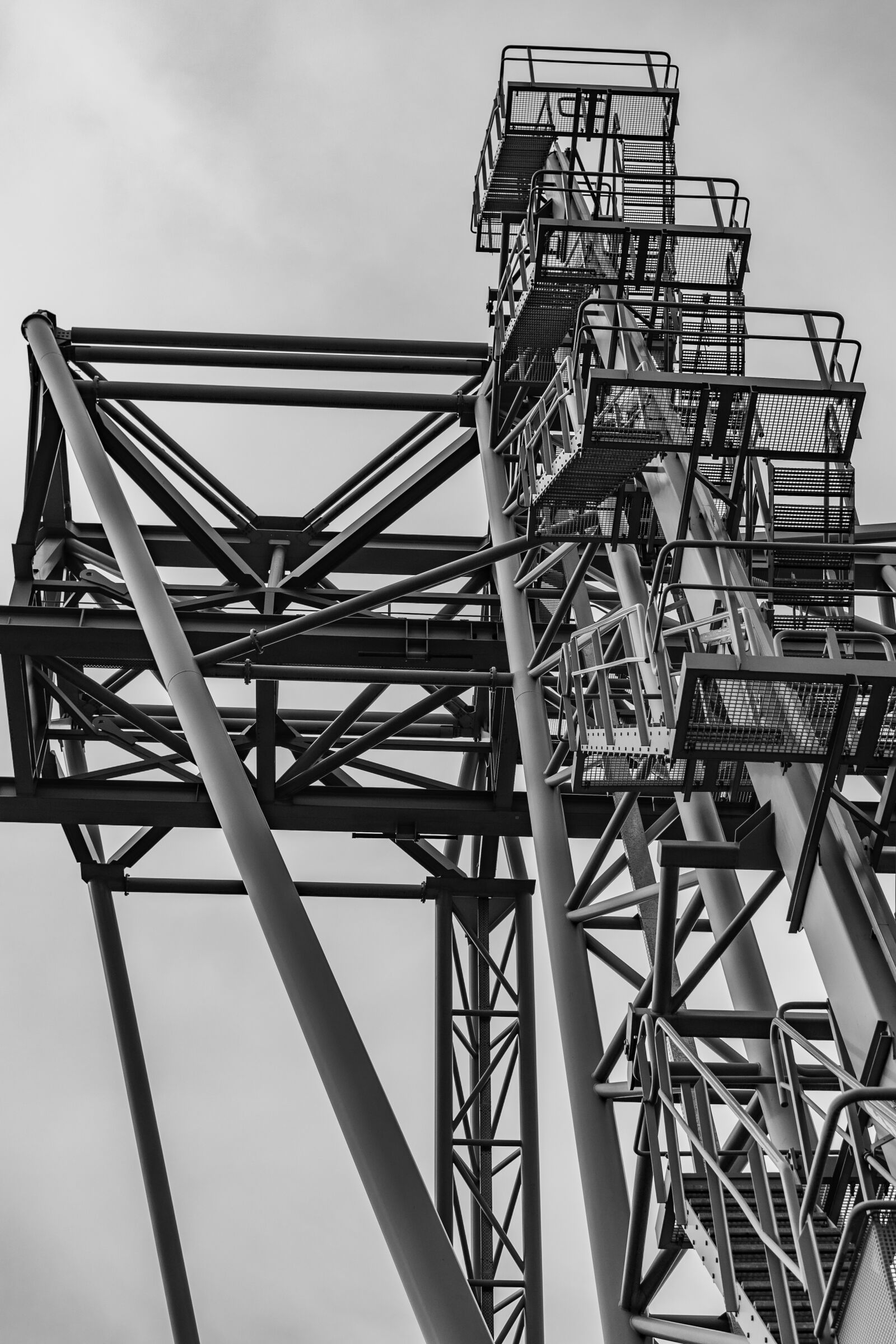 Nikon D7500 sample photo. Container port, crane, industry photography