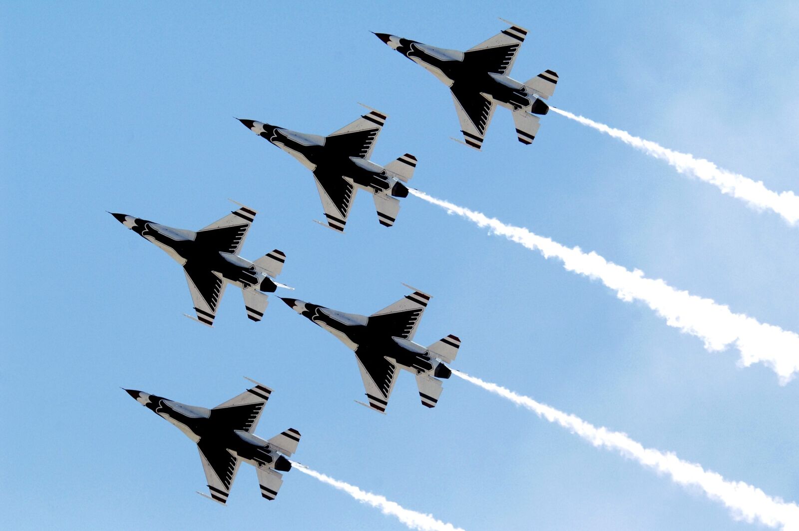 Nikon D2Xs sample photo. Air show, thunderbirds, military photography
