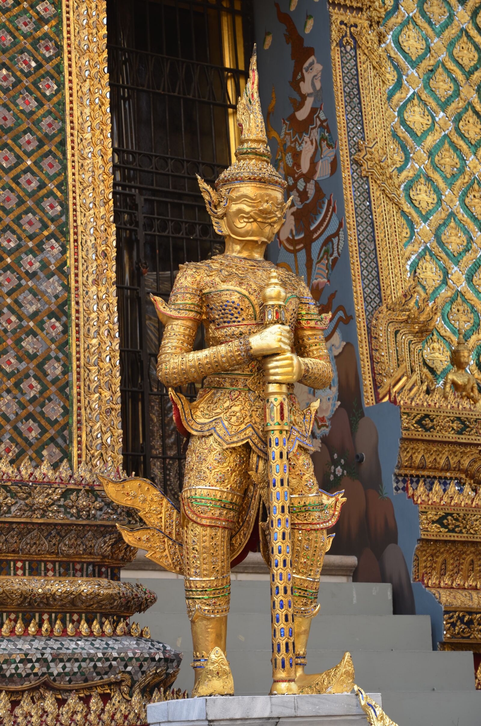 Nikon D7000 sample photo. Demon, guardian, buddha photography