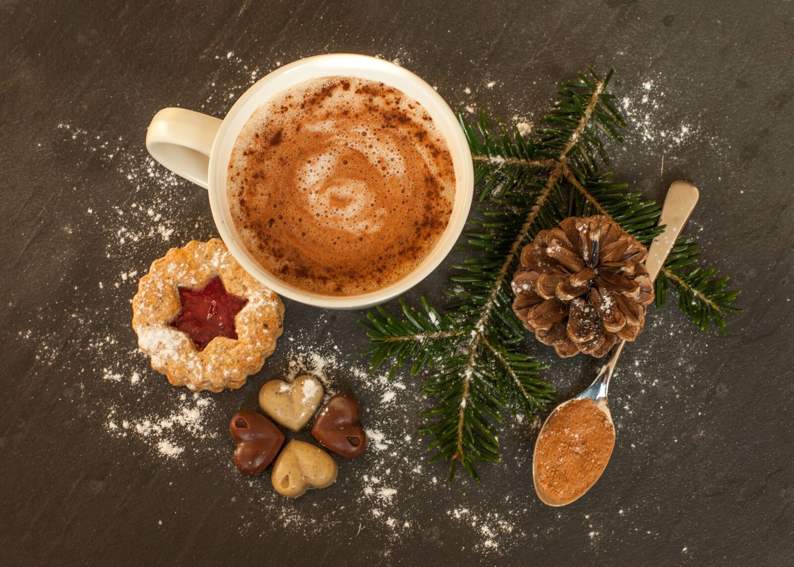 Canon EF 50mm F1.4 USM sample photo. Hot chocolate, cocoa, advent photography