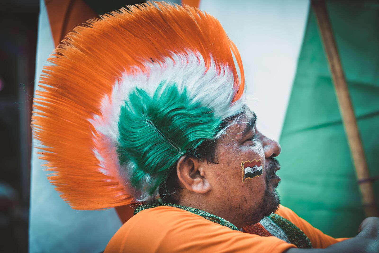 Canon EOS 7D Mark II sample photo. Independence, india, flag photography