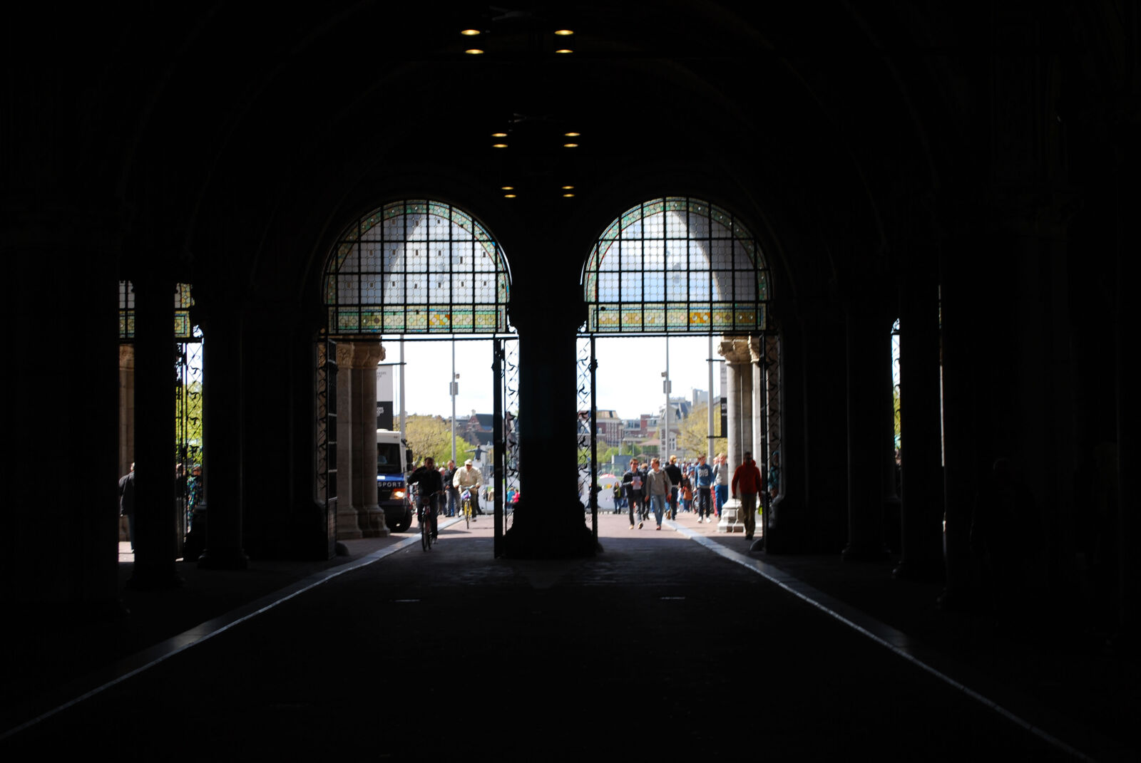 Nikon D60 sample photo. Amsterdam, dark, leaded, glass photography