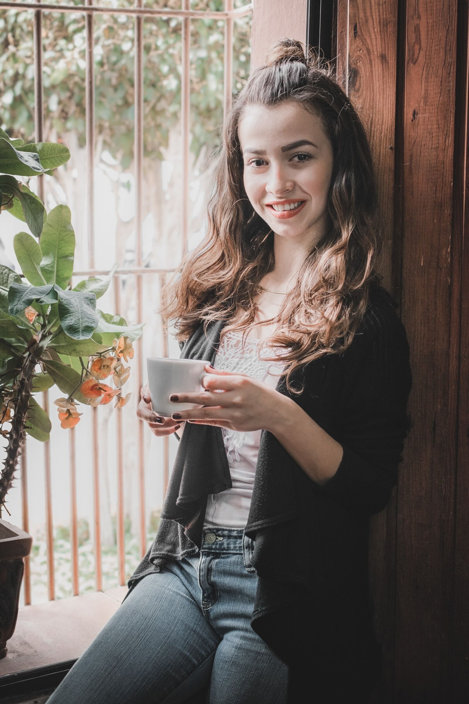 Nikon D5300 sample photo. Taking, coffee, girl photography