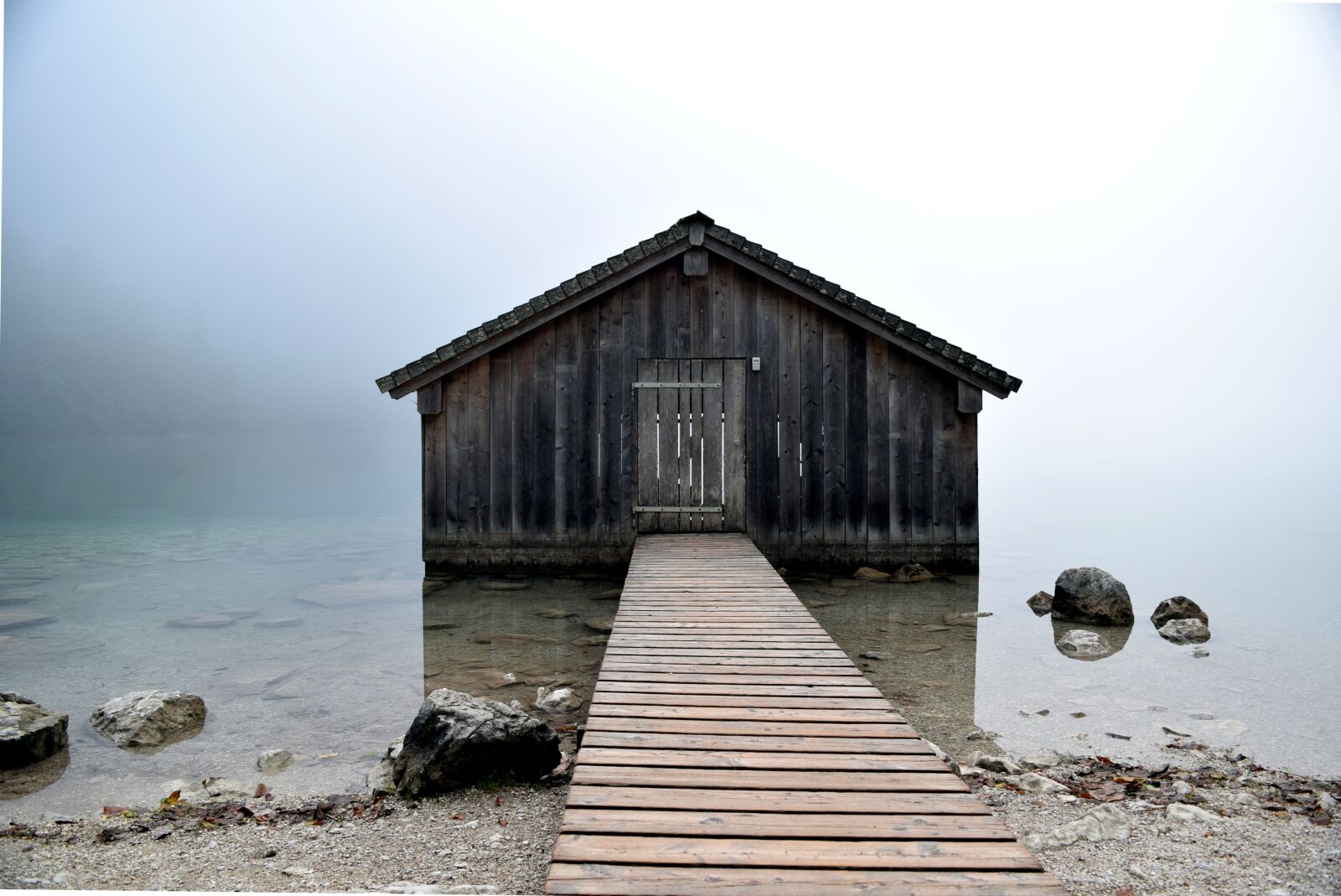 Nikon D5300 sample photo. Bergsee, water, hut photography