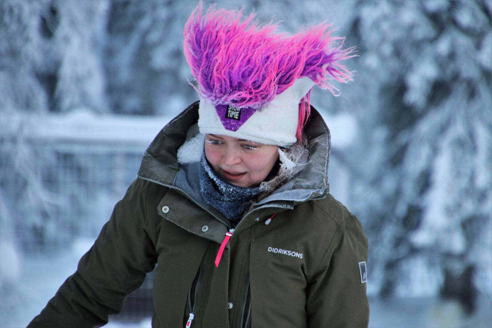 Canon EOS 80D sample photo. Girl, she, lapland photography
