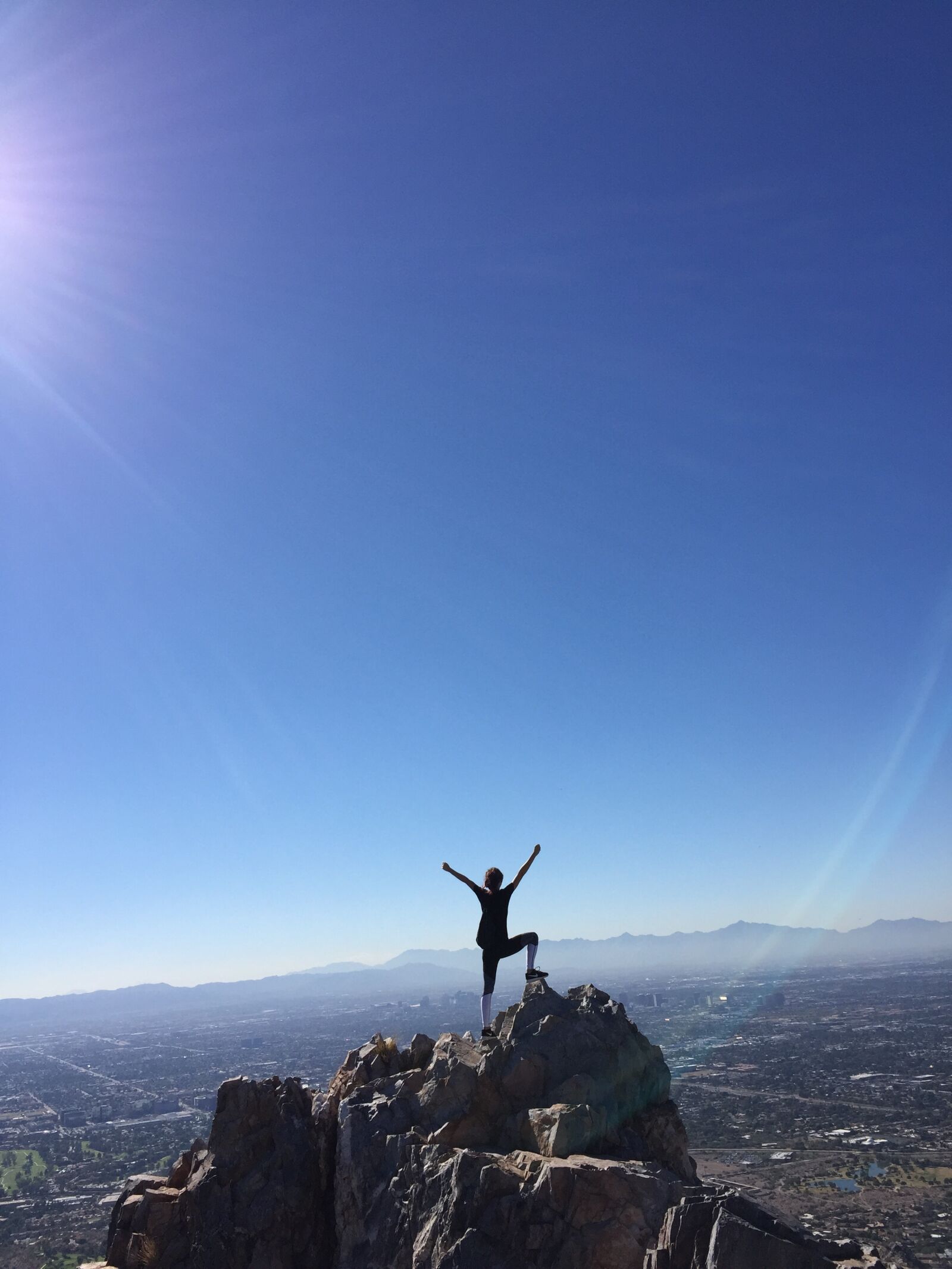 Apple iPhone 6 sample photo. People, sky, hike photography