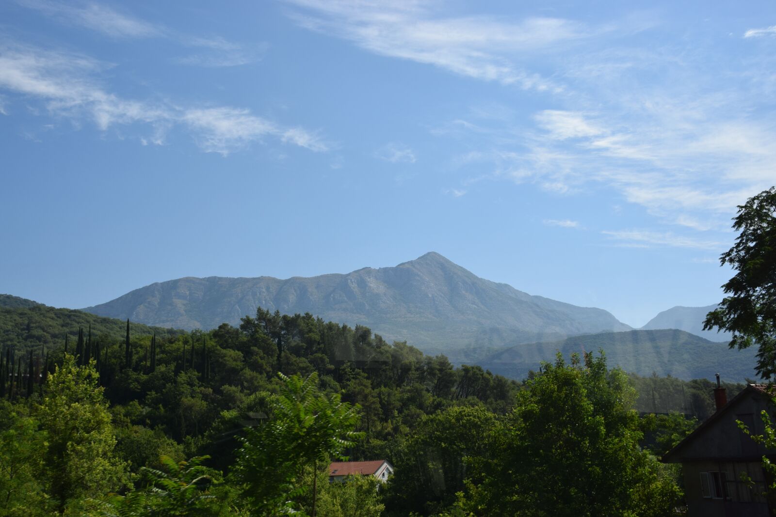 Nikon D5300 sample photo. Mountain, hill, trees photography