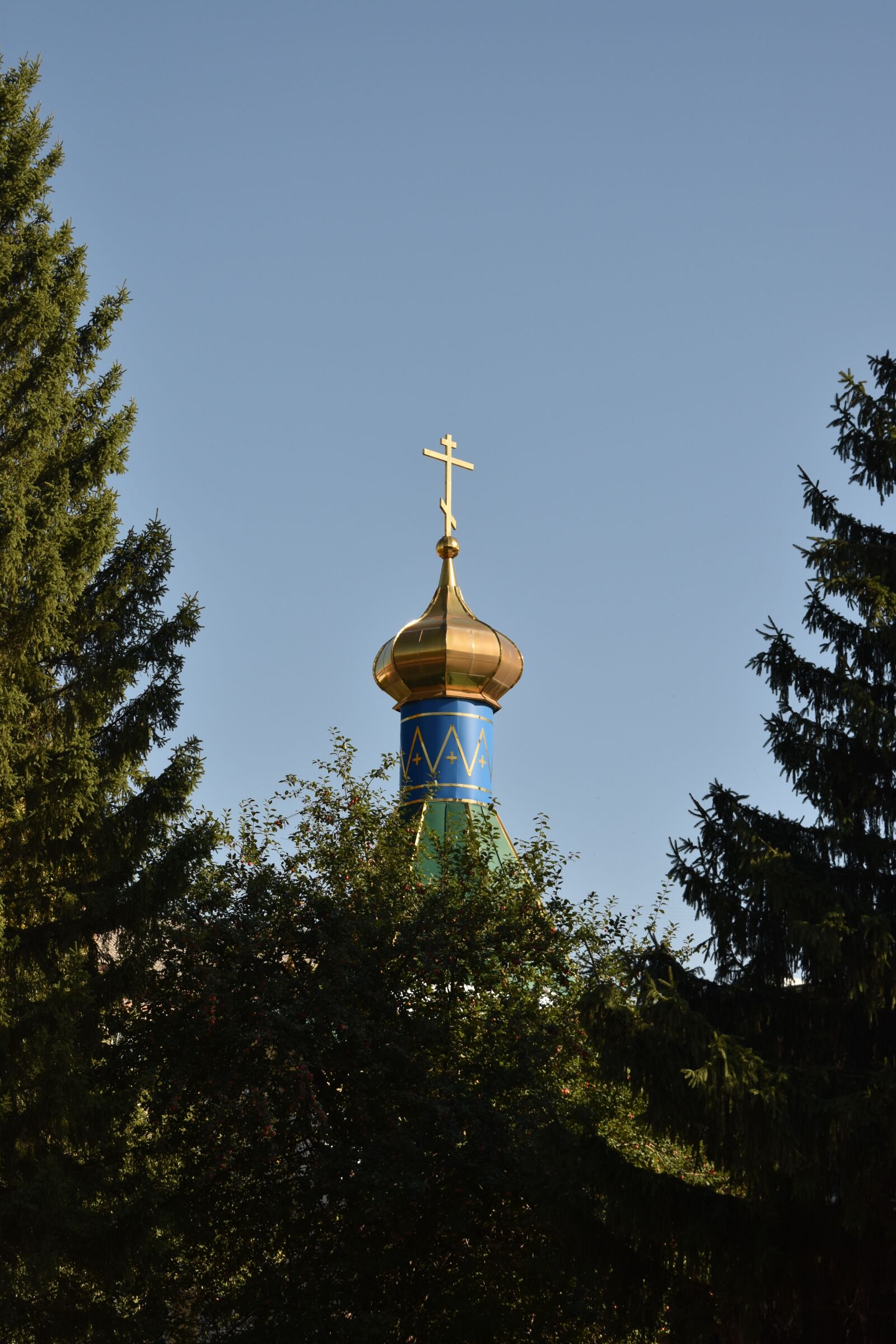 Nikon D3400 sample photo. Church, dome, novosibirsk photography