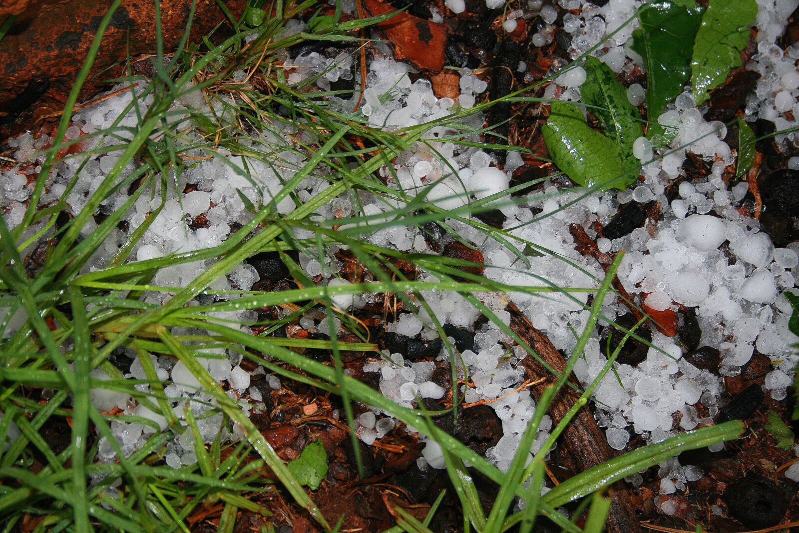 Canon EOS 400D (EOS Digital Rebel XTi / EOS Kiss Digital X) sample photo. Hailstones, stones, balls photography