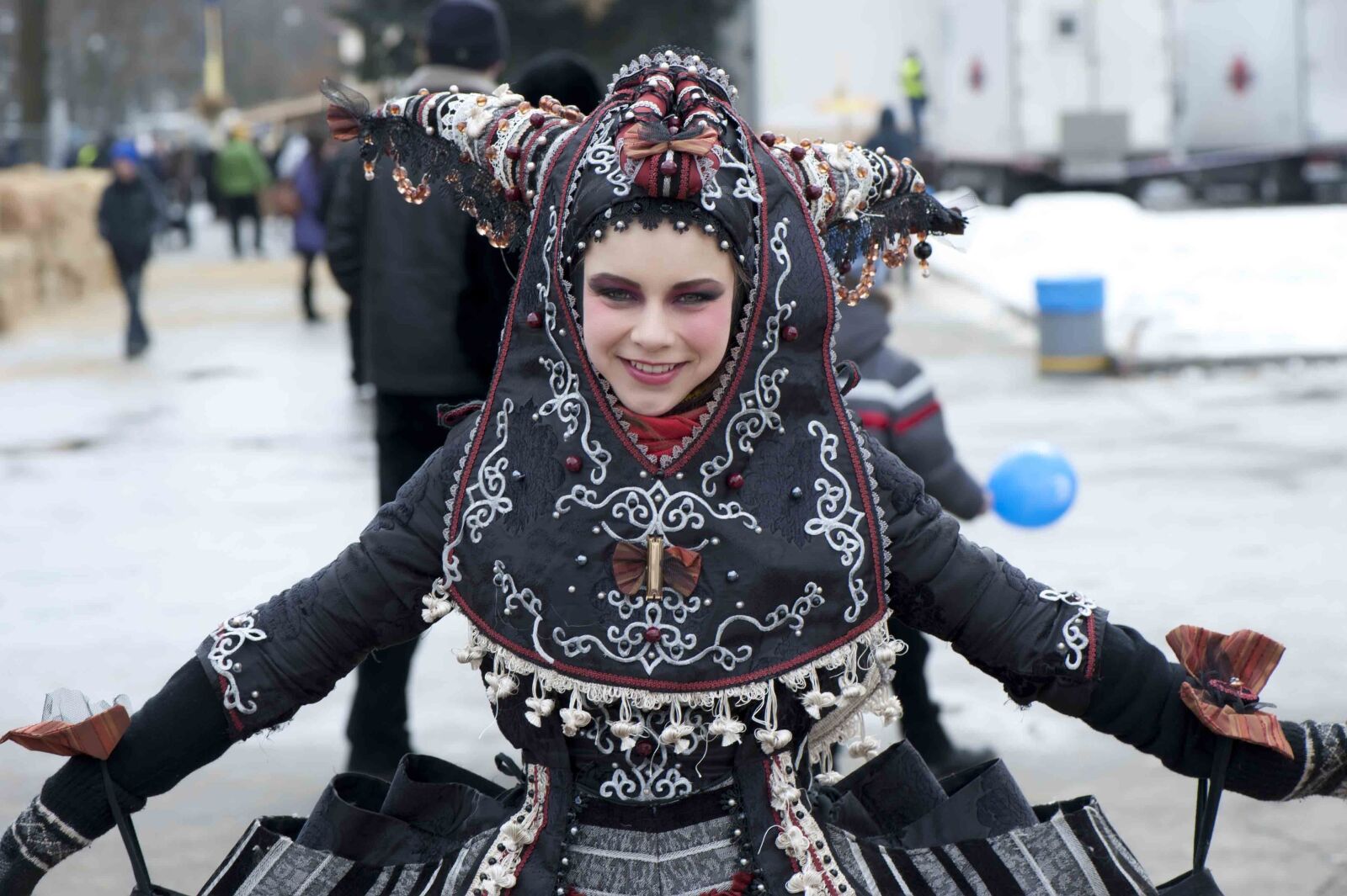 Nikon D700 sample photo. Girl, carnival, artist photography